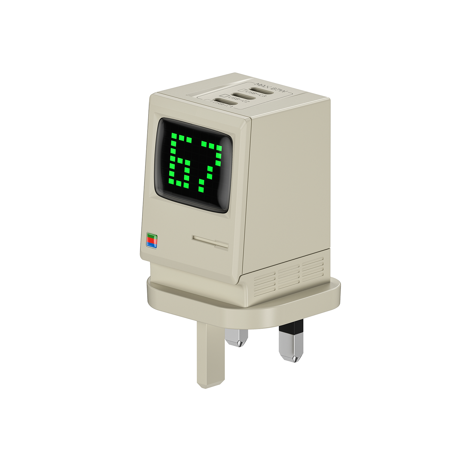 SHARGE Retro 67 Charger (67W, 3 Ports)