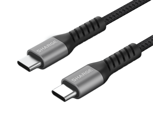SHARGE Braided C to C Cable (240W, 4.92ft)