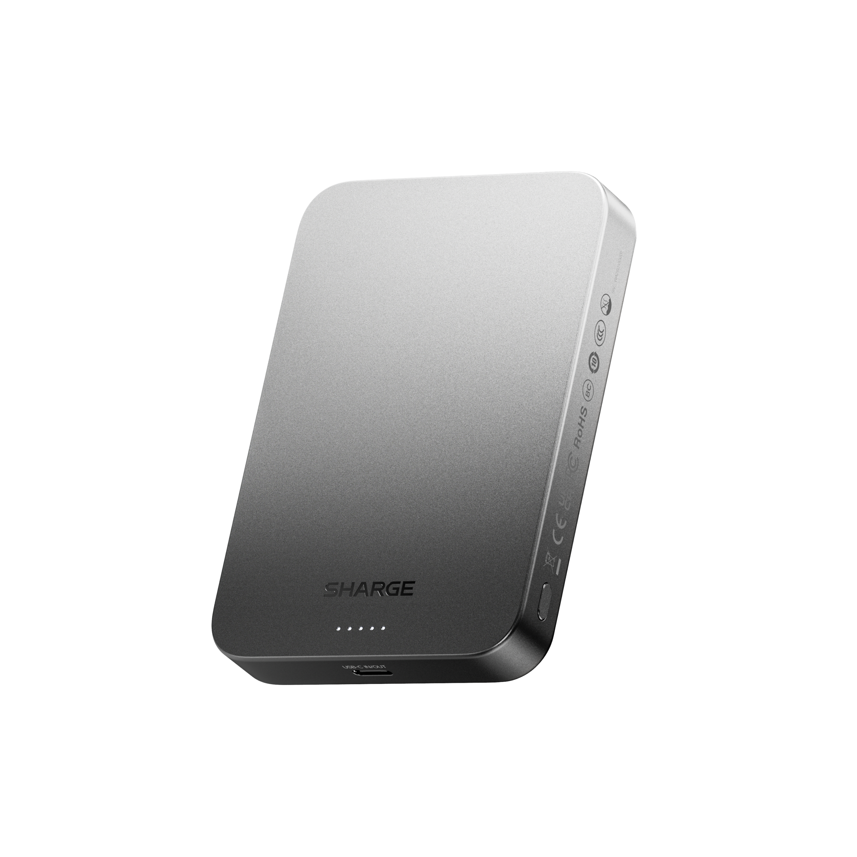 SHARGE AeroMag 5k/10k Power Bank( 20W, 5K/10K,Qi2 15W, 0.33" Ultra-thin)